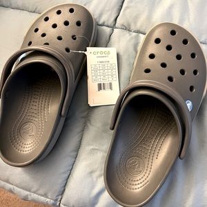 Grey Crocs - BRAND NEW!